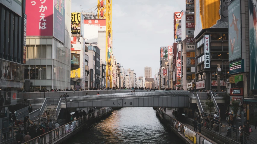 a very narrow city filled with lots of tall buildings