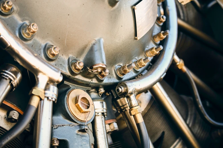 a closeup view of the side view mirror on a motorcycle