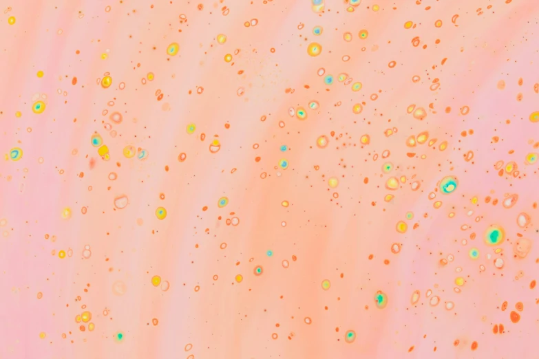 an abstract design with multicolored bubbles in it