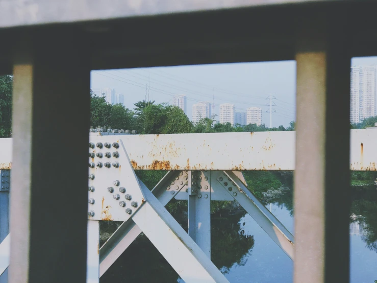 a long span of water surrounded by buildings