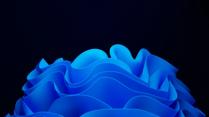 a close up of a bunch of curves on a dark background