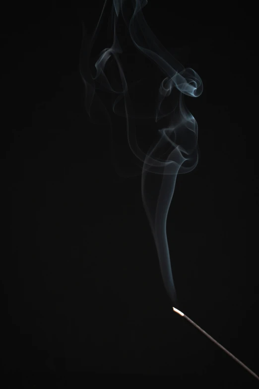 this smoke is coming from a single pipe of the cigarette