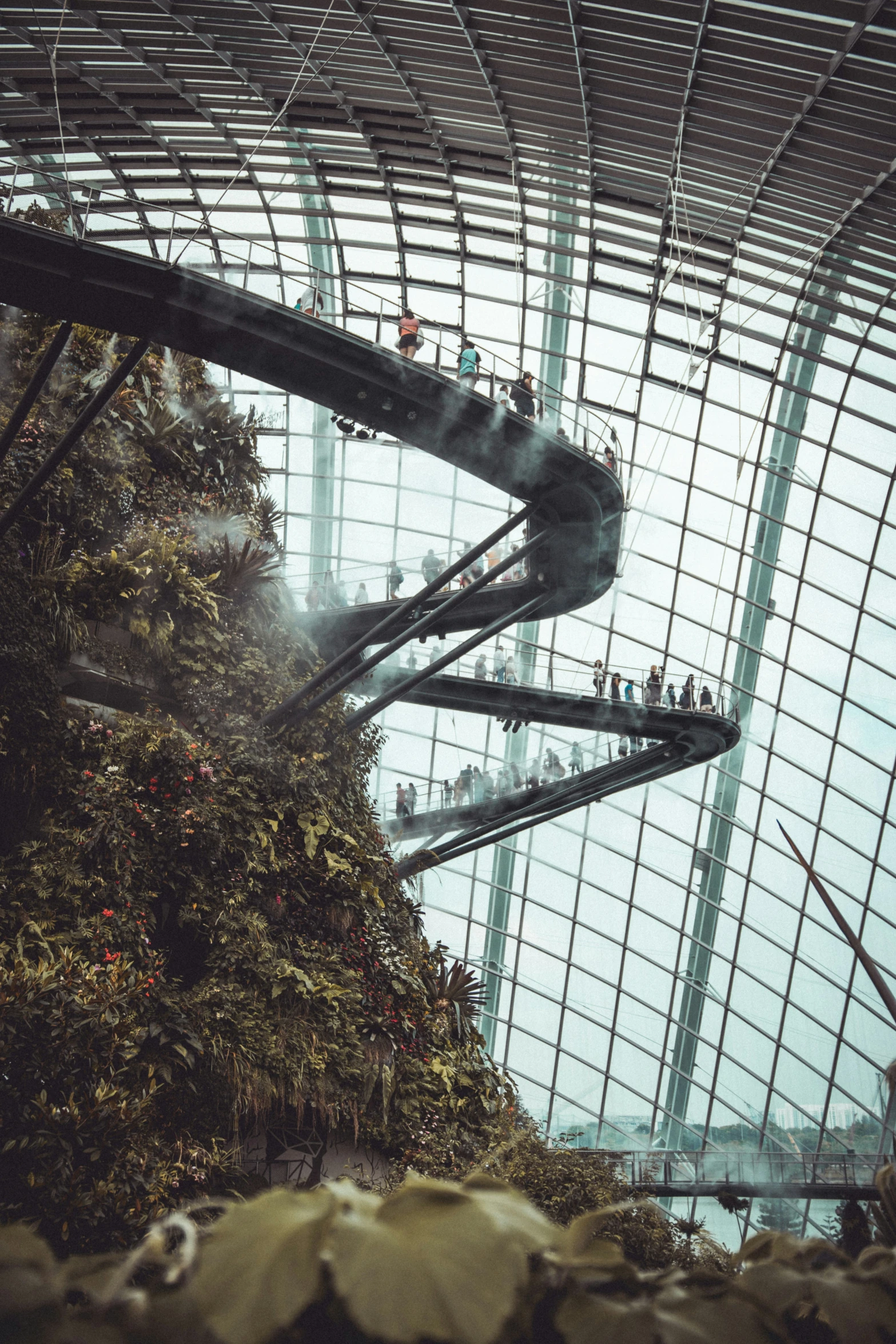 the inside of an indoor indoor museum