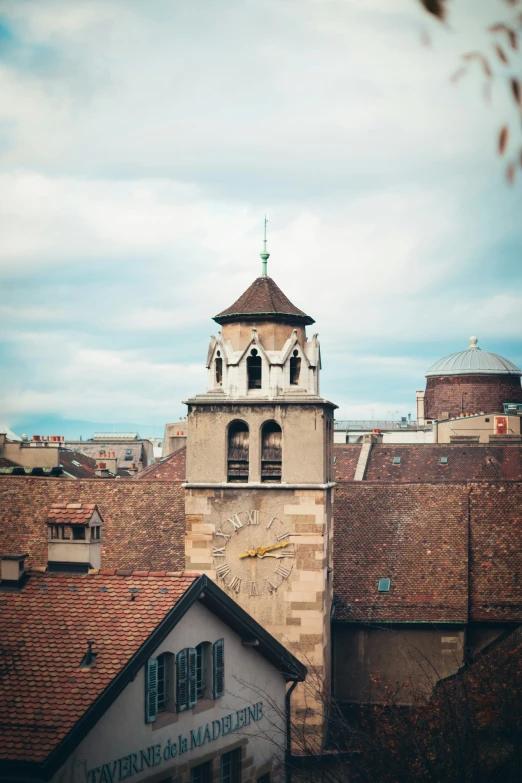 an old building that has a clock tower on it