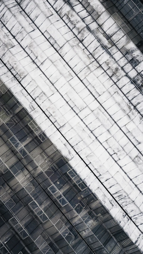 there is an image of an old building in the rain