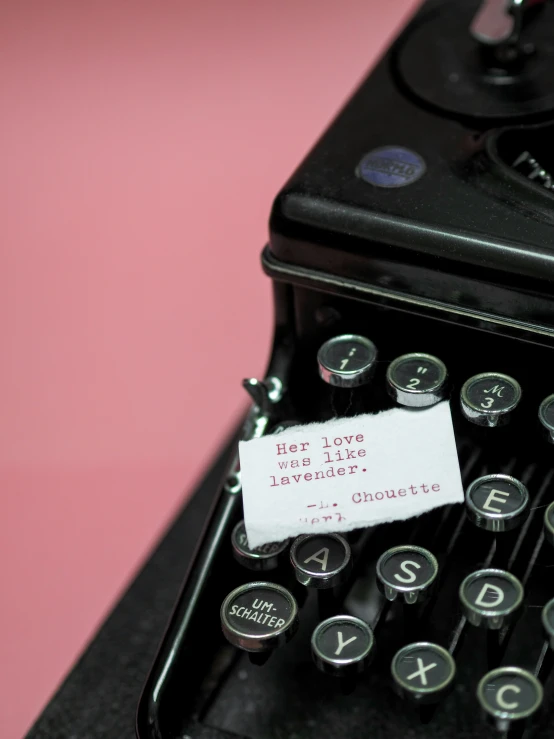 an old typewriter with the text not just live evidence