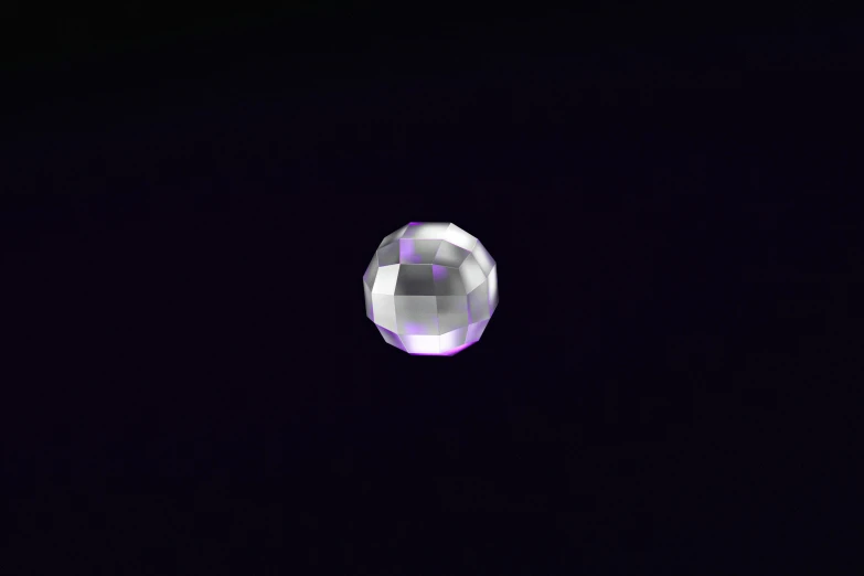 an image of a purple object taken from a distance