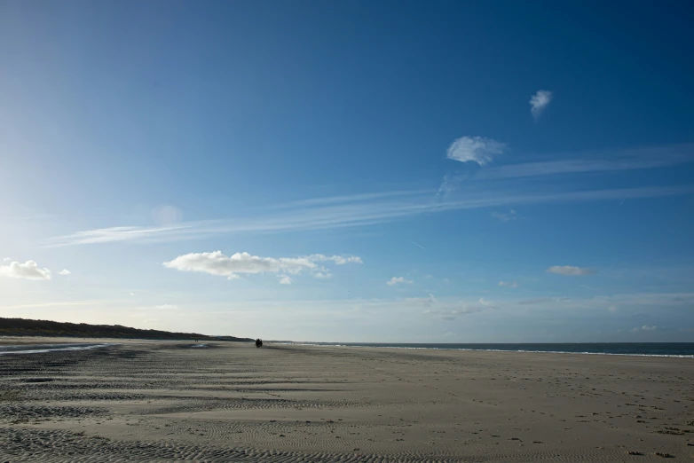 a man is flying a kite on the beach