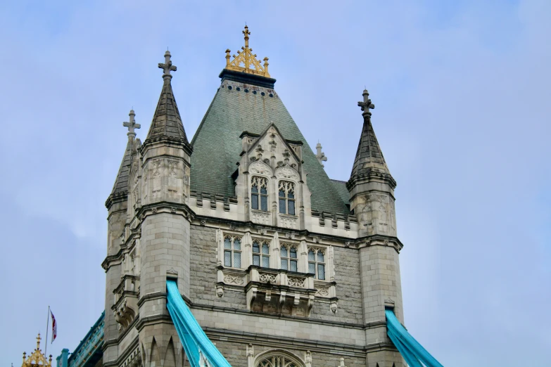 a very tall building with a clock at the top