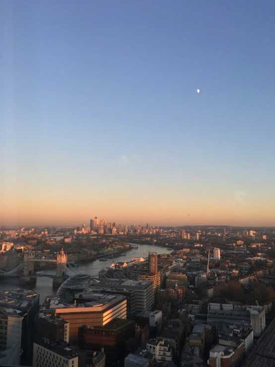 the view over london from one of the top floors