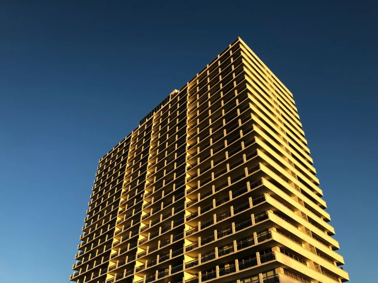 an abstract image of a high rise building