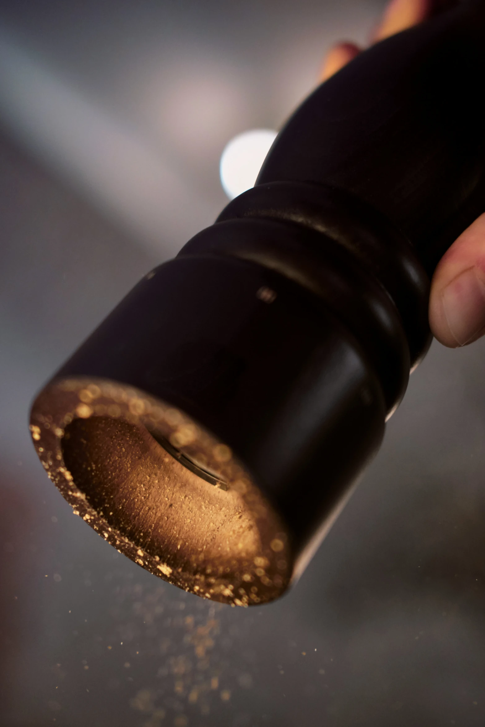 a close up of a person cooking soing