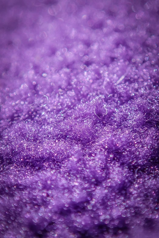 a close up of a violet colored substance