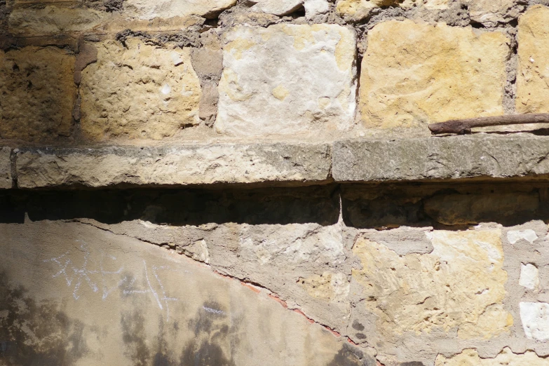 a red cat sitting on the ledge of a wall