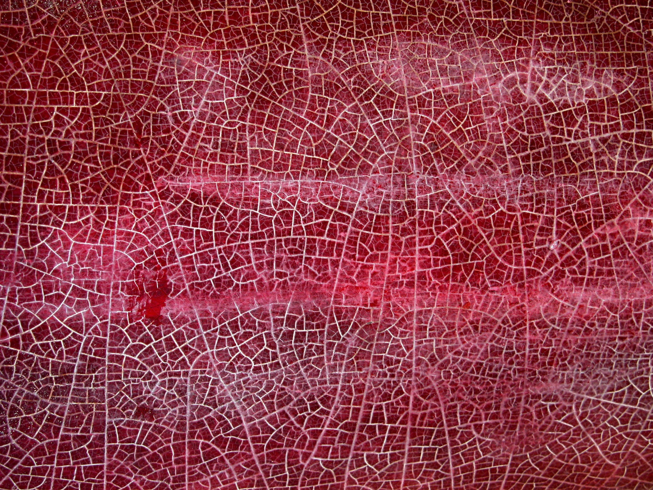 a picture of red paint with white streaks