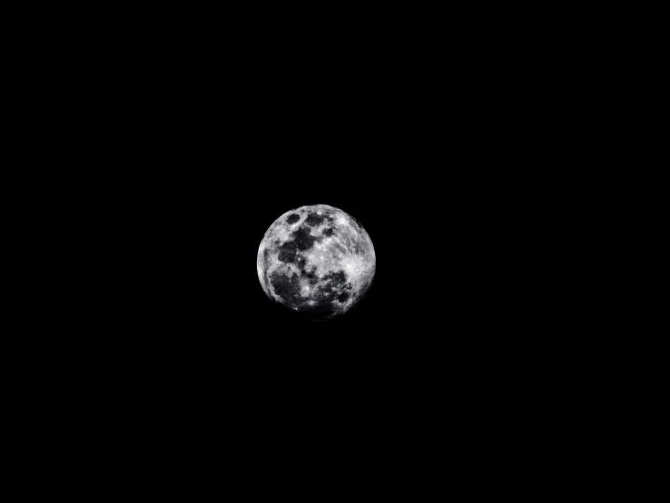 a full moon taken from the dark side of the moon