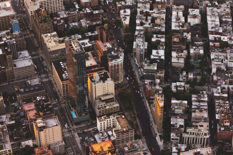 an aerial po of a city from the air