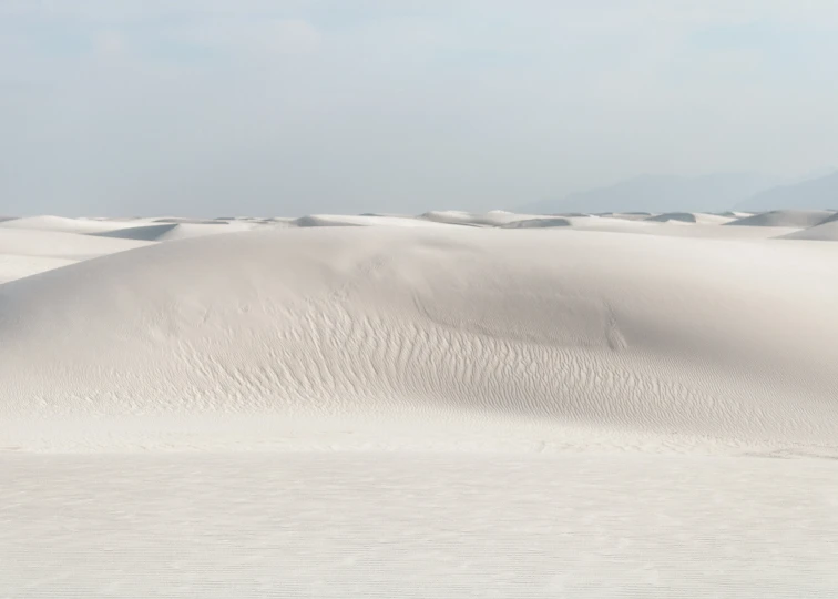 the sky is very blue and clear over this desert