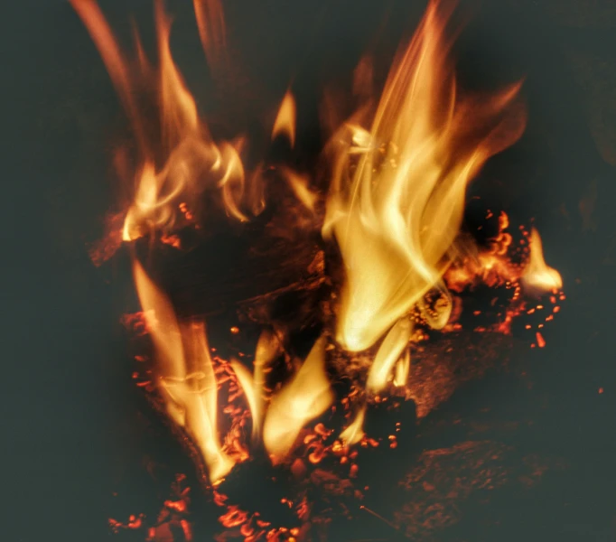 this is a close up picture of fire