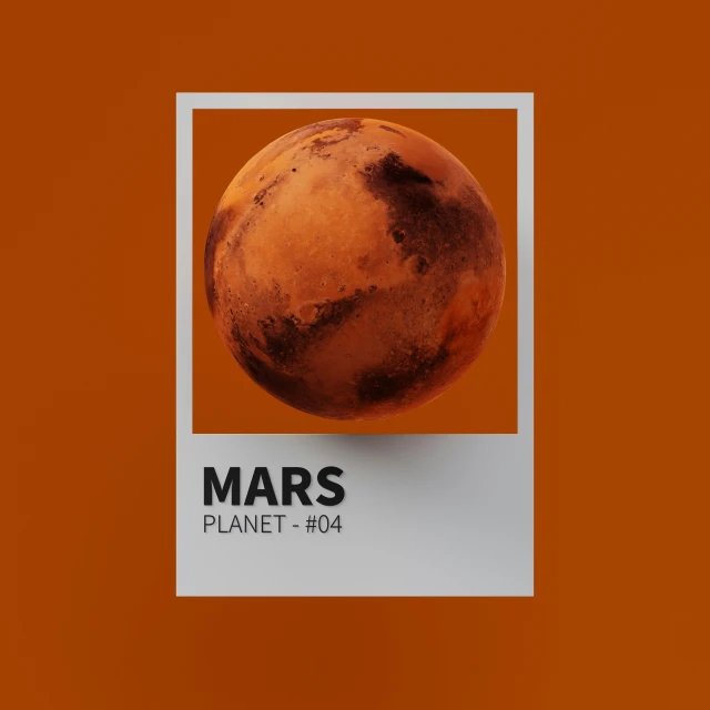 a picture of a planet taken from above with the mars sign