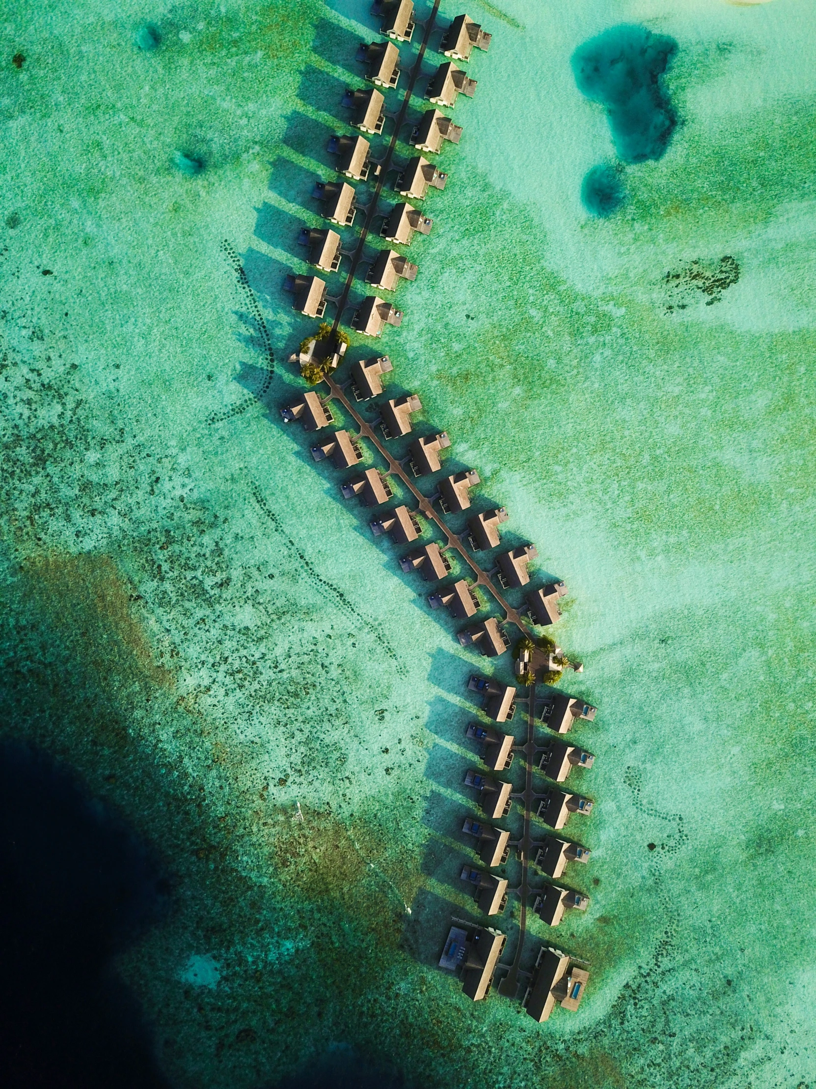 aerial s of an over head view of a resort