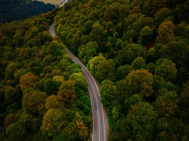 there is a road going down this side of the mountains