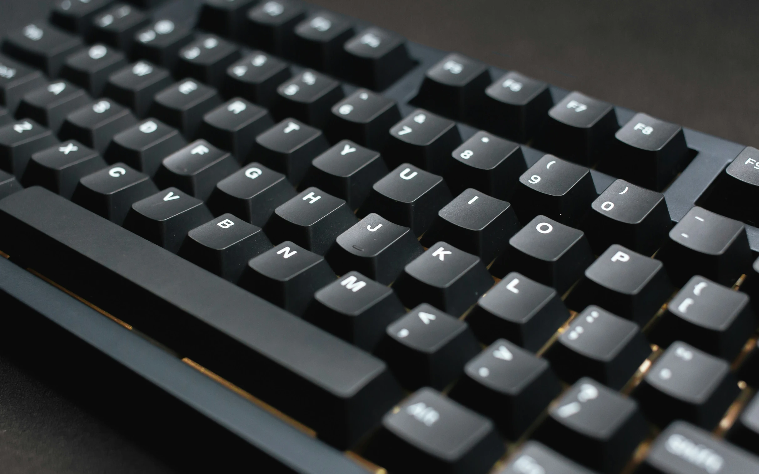 closeup s of a black computer keyboard