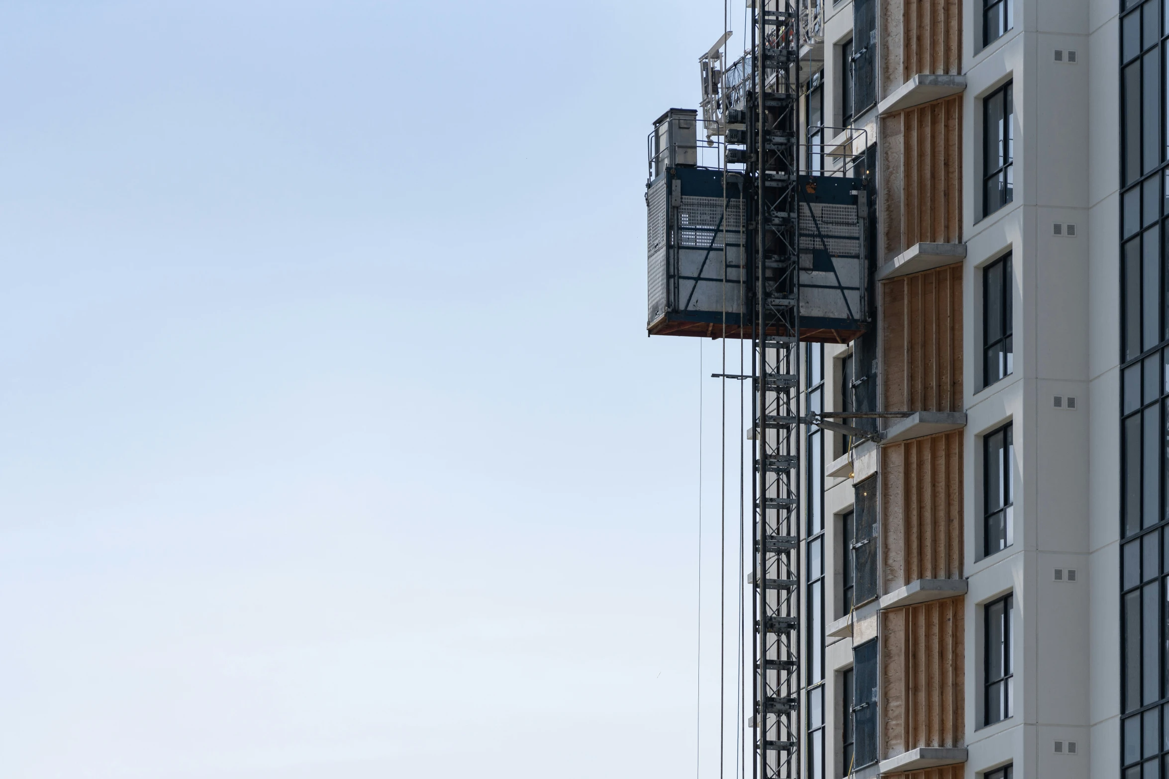 a tower with some type of ladder attached to it