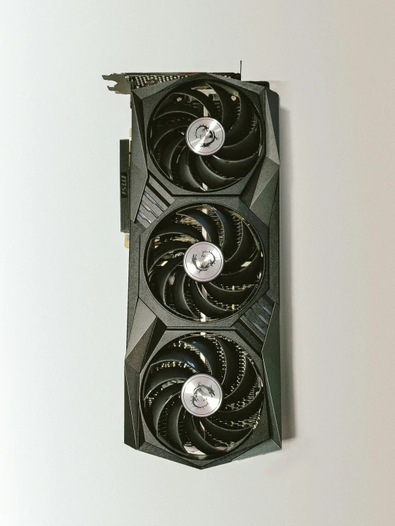 two fans are mounted on the side of the case