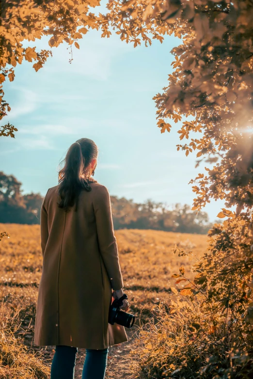 a person standing at the end of a path