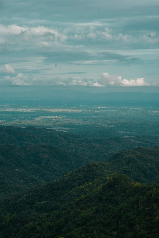 green hills and trees line a river running through them