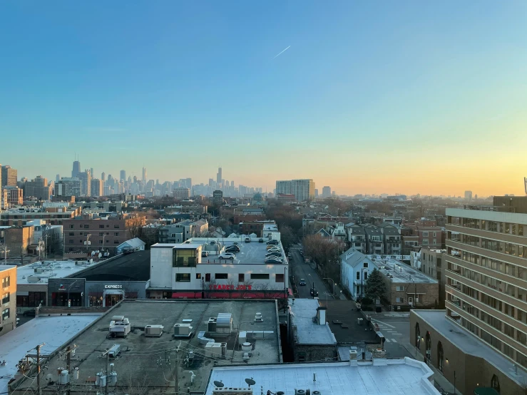 this is a picture of the city as seen from a high viewpoint