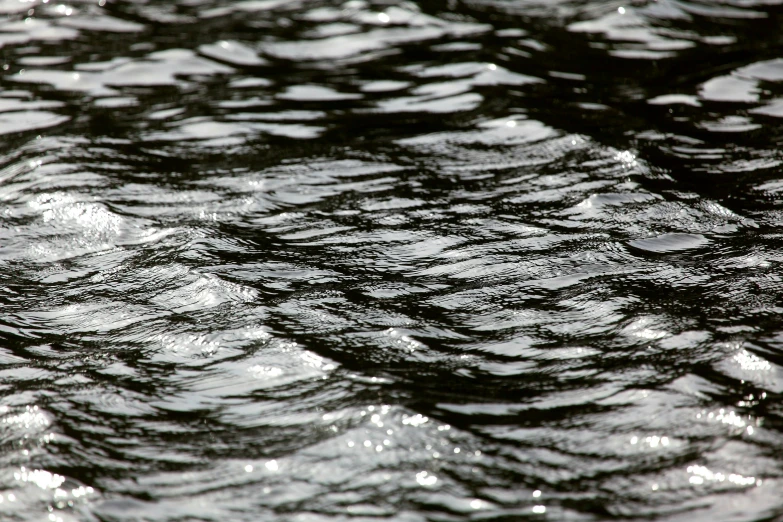 the pattern is made by the ocean and ripples in water