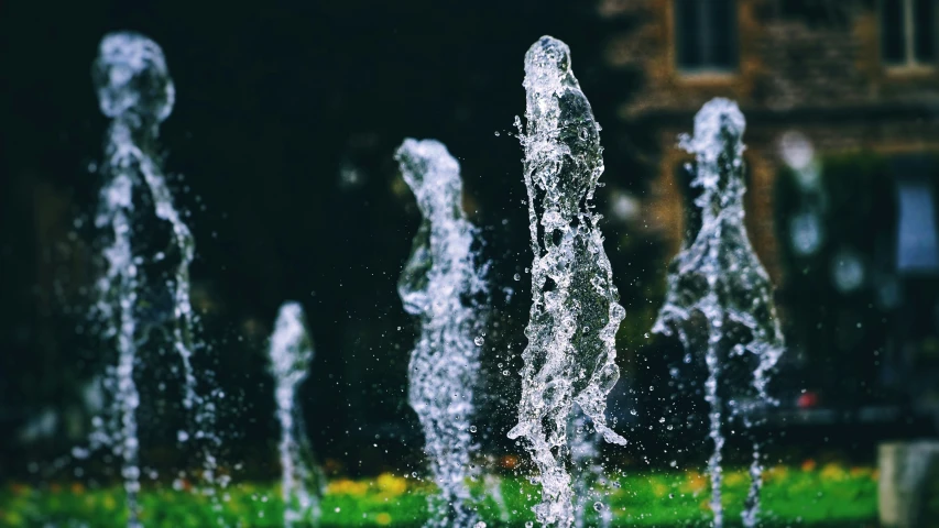 this is water casks in the air outside