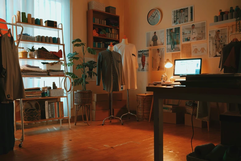 the bedroom is lit by sunlight from two windows