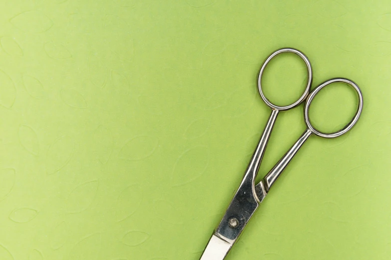 this is an image of scissors that are in the table