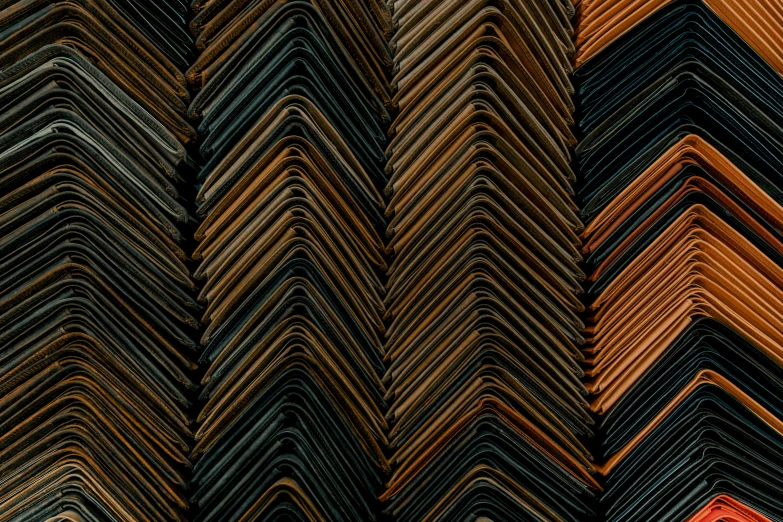 a colorful wallpaper with orange, green, and brown colors