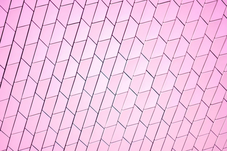 closeup of pink colored diamond pattern