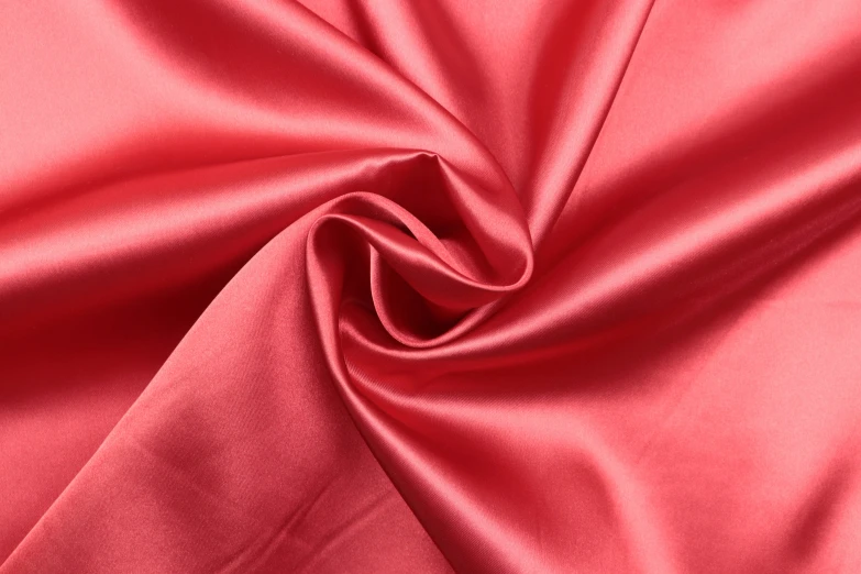 red satin fabric, with a very shiny texture