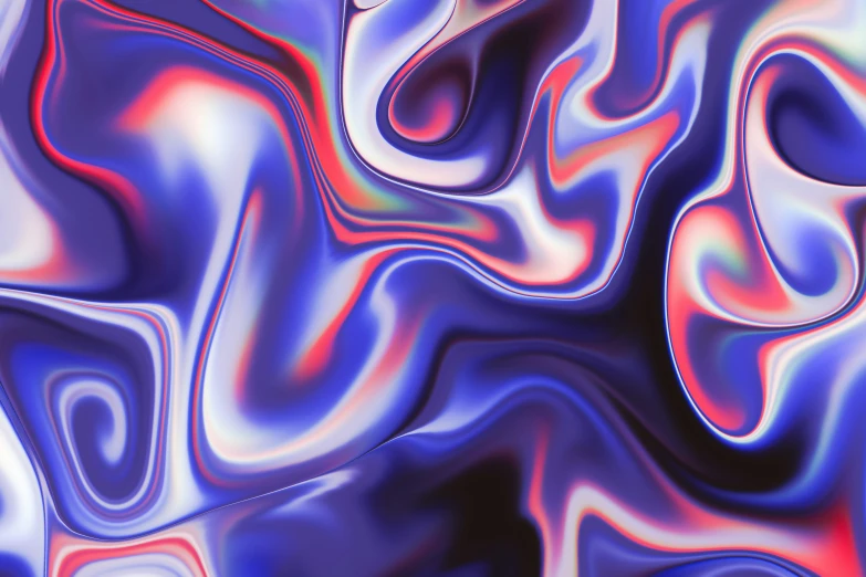 an abstract psychedelic image of blue and pink colors