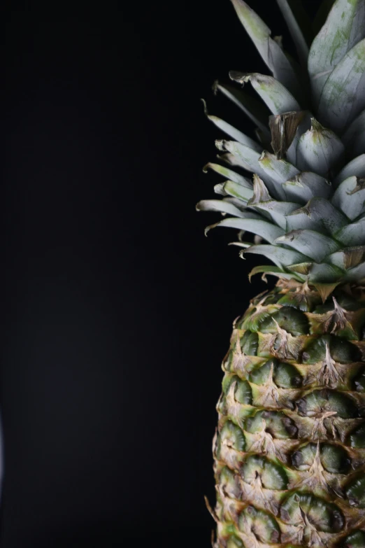 a close up view of a pineapple