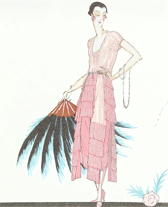 the drawing is titled an illustrated fashion illustration