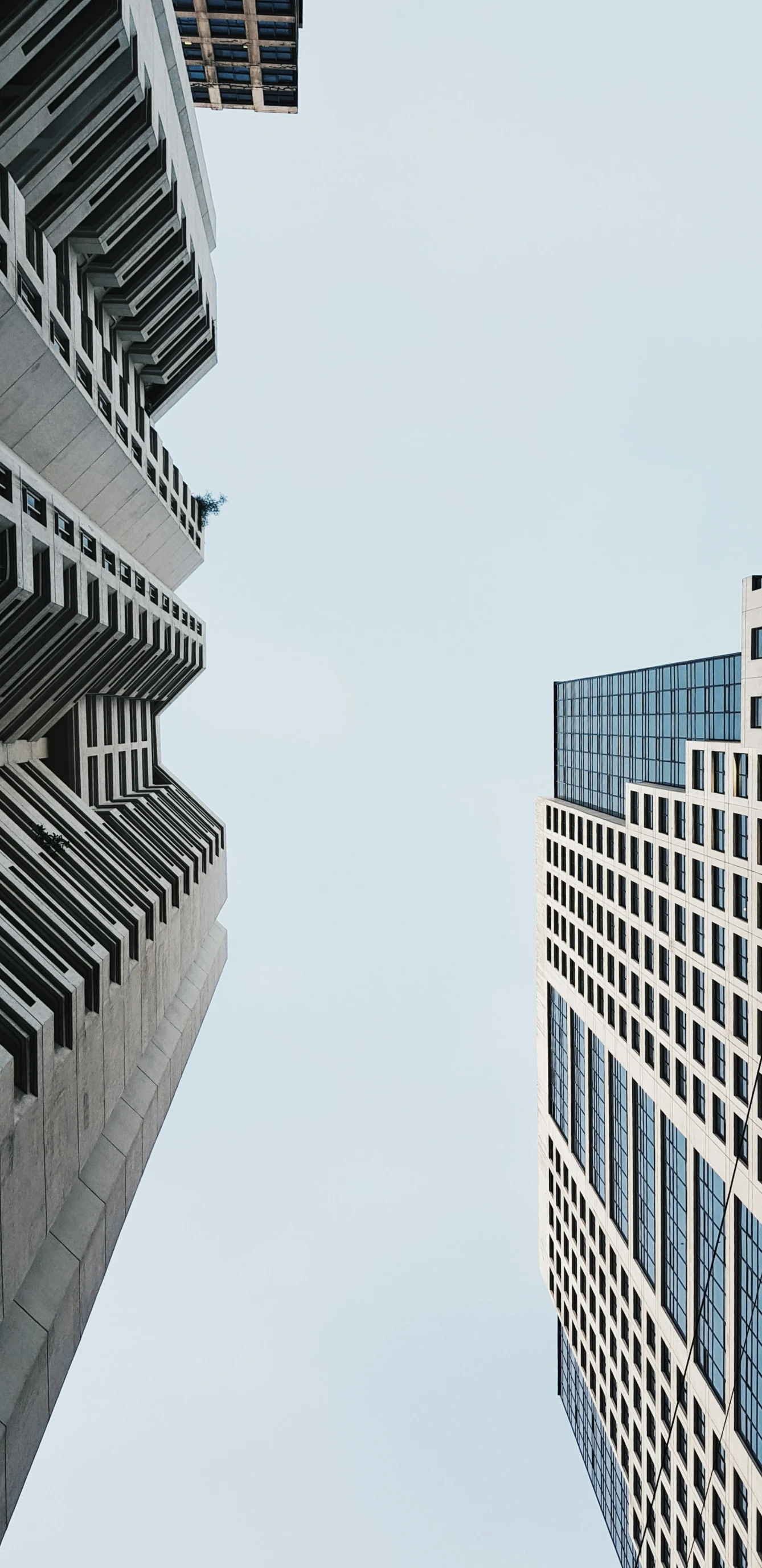 there are many buildings standing near each other