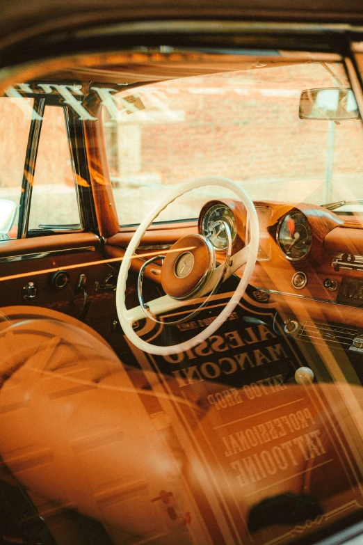 a close up of the interior of a car