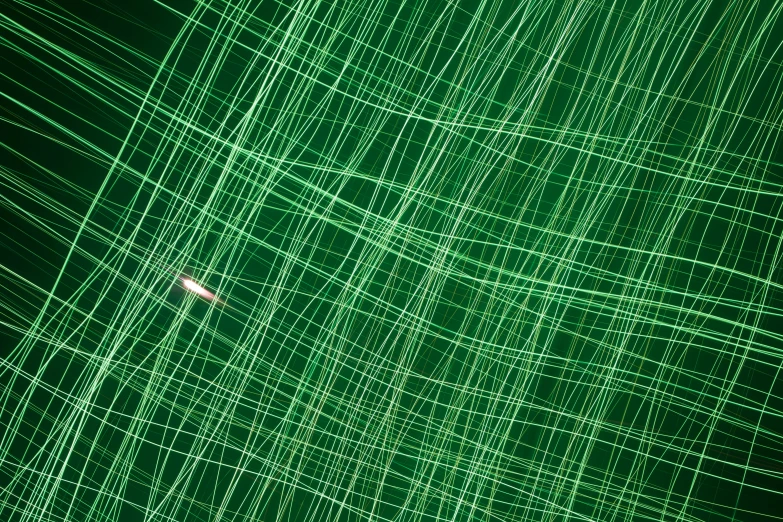 a green background with many lines