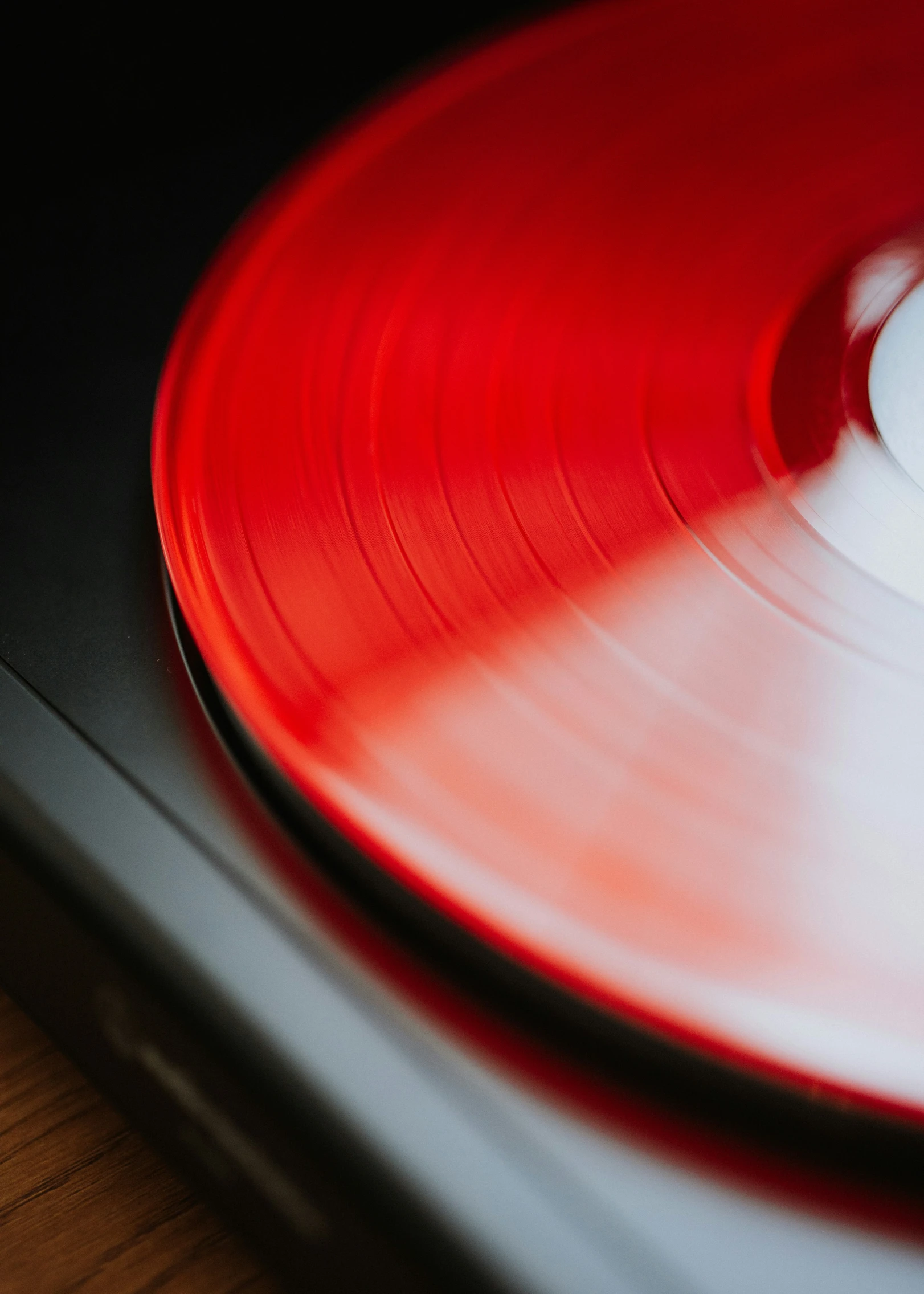 a turntable with a record player on it