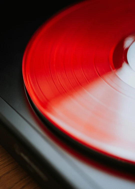 a turntable with a record player on it