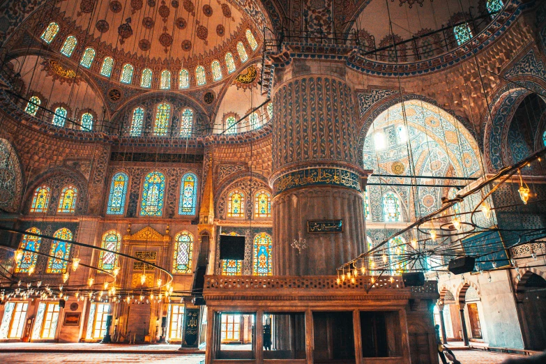 a large, ornately decorated church with many windows