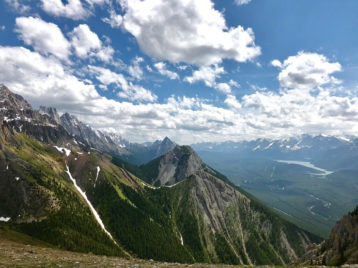 a scenic s from the top of a mountain