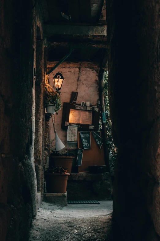 the walls and ceiling in the old fashioned house